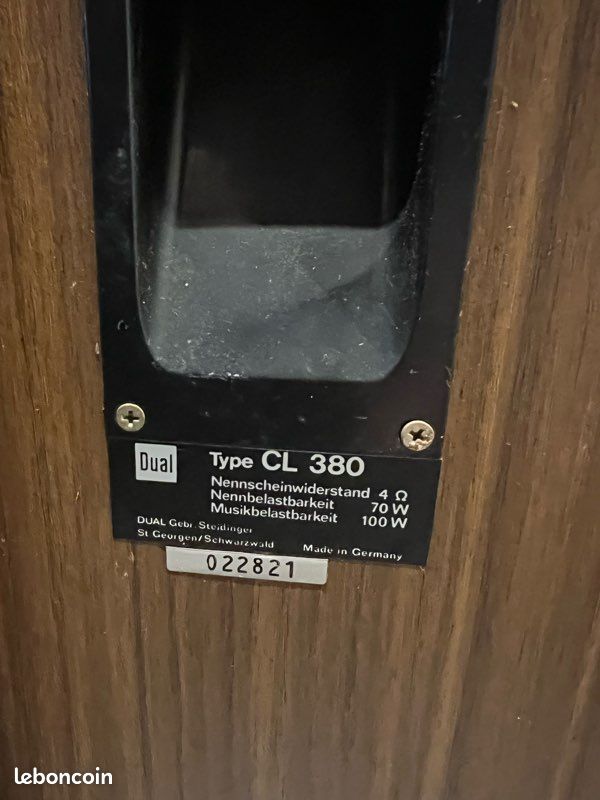Paire D'Enceintes HECO LAB2 Vintage - Caisse En Bois 40-200W - Fabriqué En Allemagne 1985