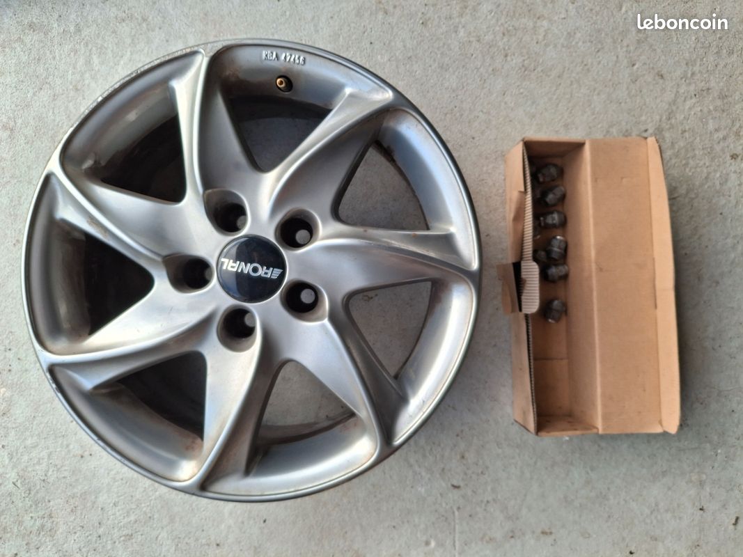 Jante aluminium RONAL R51 argent 7.0 x 16 Ford Grand-C-Max (image 1)