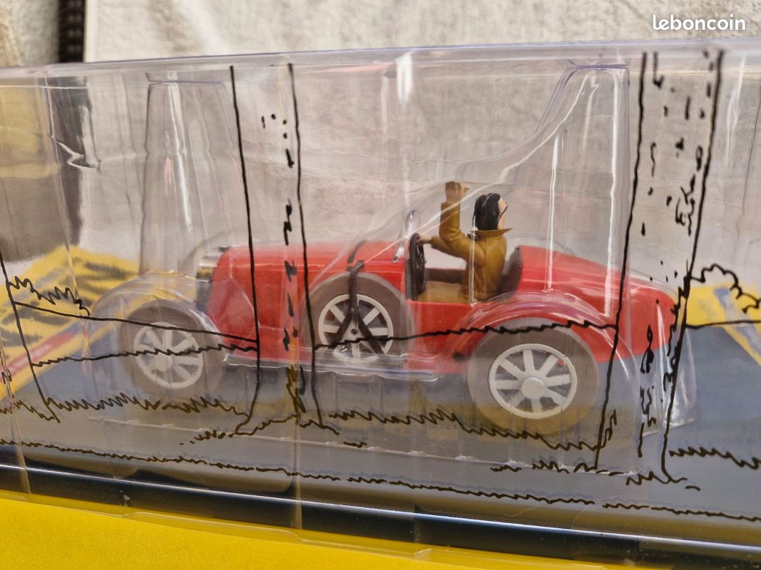 Tintin - 2 - En Voiture Tintin - 2x La Type 35 de Bobby Smiles 1/24 + 1