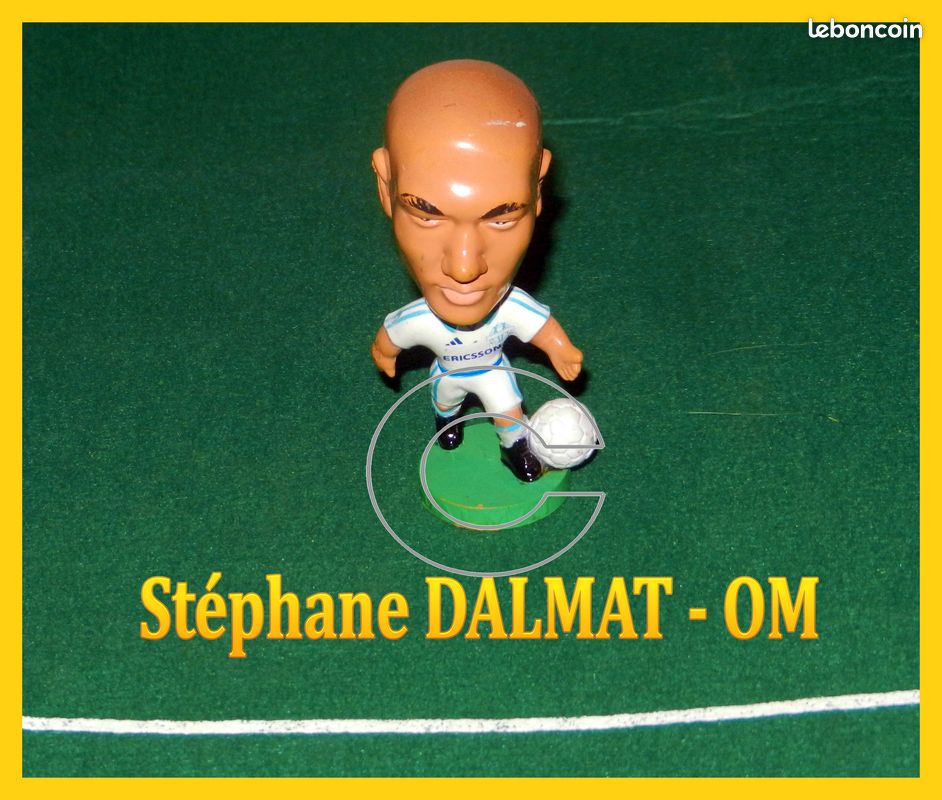Figurine Foot - STEPHANE DALMAT équipe de MARSEILLE OM 1999 joueur de football (image 1)