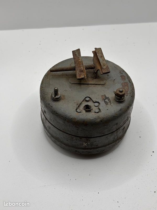Phare Rond Vintage Pour Vélo Ou Moto Ancienne – Modèle Obus – Occasion Fonctionnel