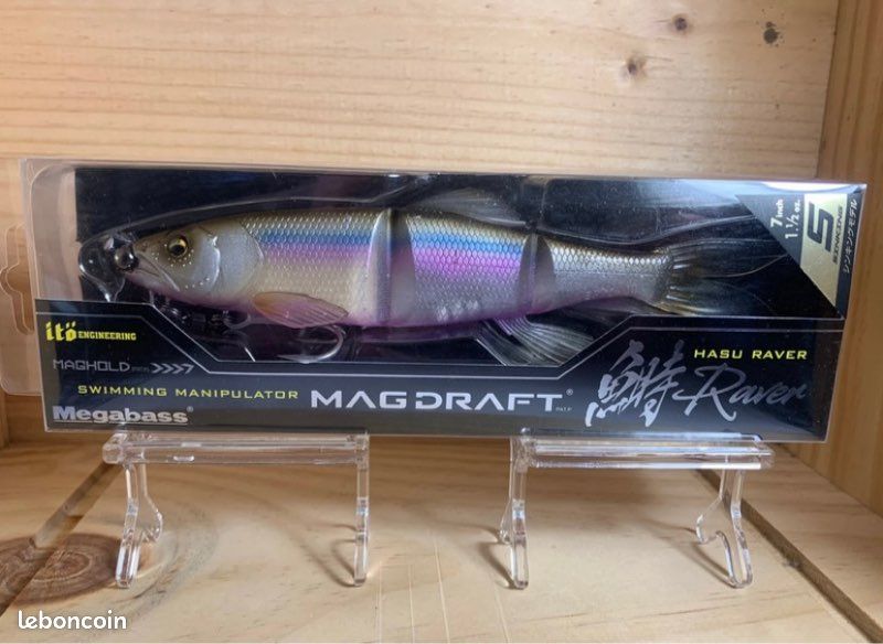 Megabass Mag Draft Ayu Twitcher - 18Cm - Ghost Chart Back - Sport & Plein air