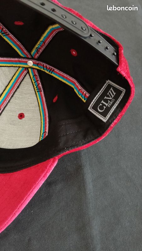 Casquette velours rouge - CLVII - Rue des mauvais garçons (image 6)