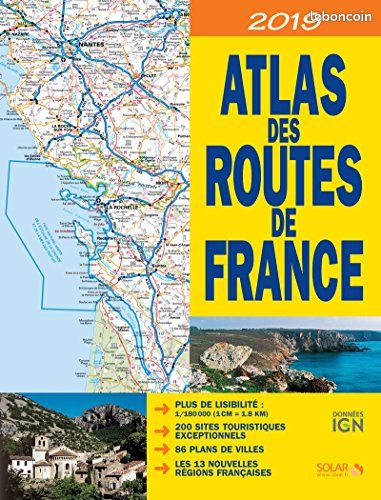 Atlas Des Routes De France 2019 Par Estérelle COLLECTIF (image 1)