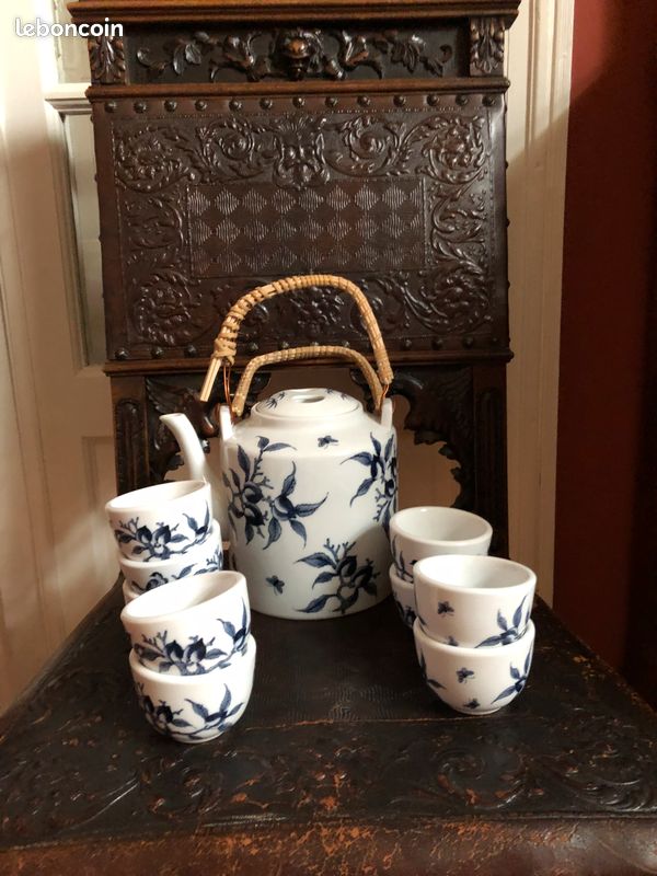 Vaiselle chinoise bleue et blanche (image 5)