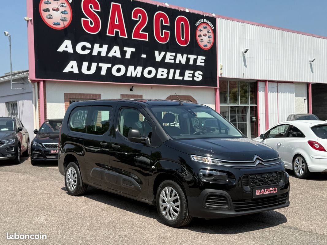 CITROEN BERLINGO Taille XL BlueHDi 100 S&S BVM Live * 5 Places * 06/2020 (image 1)