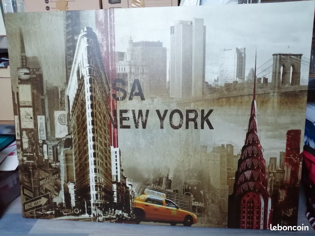 Grande toile New York (image 1)