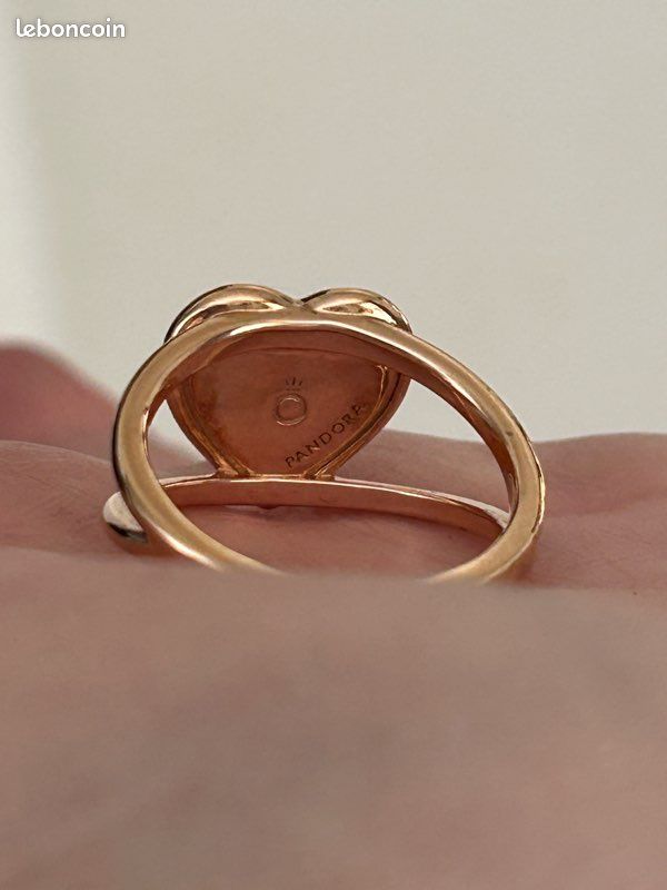 Pandora bague cœur rose Montres Bijoux