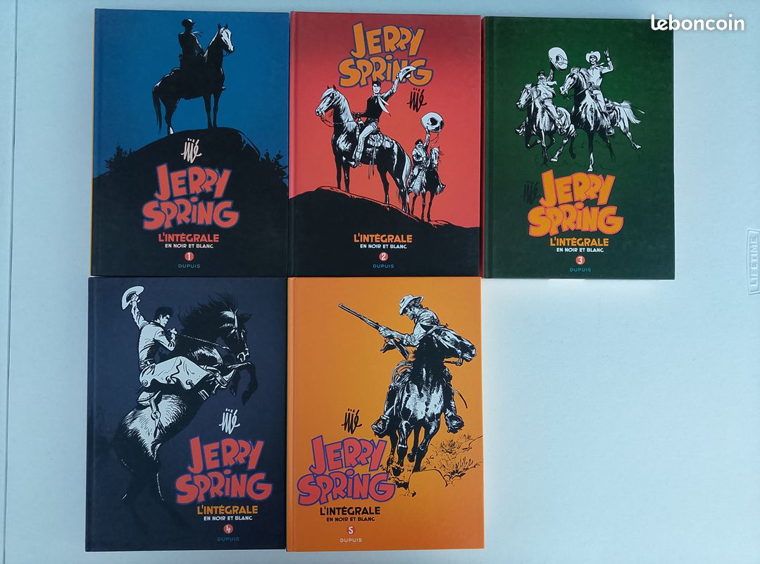 BD JERRY SPRING - Intégrales 1 à 5 - Complet (image 1)