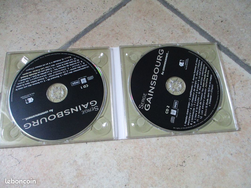 Double C D GAINSBOURG au commencement (image 2)