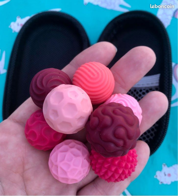 8 Balles Fidget Magnétiques En Silicone – Jouet Anti-Stress Sensoriel Pour Anxiété, Concentration, Créativité – Compact Avec Boîte De Rangement, Cadeau Adulte/Enfant