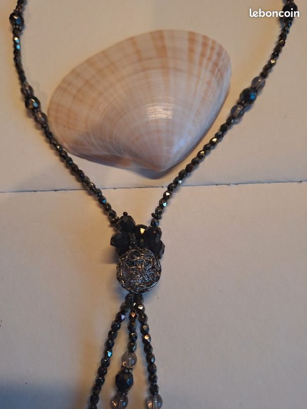 Collier sautoir en perles de Swaroski (image 2)