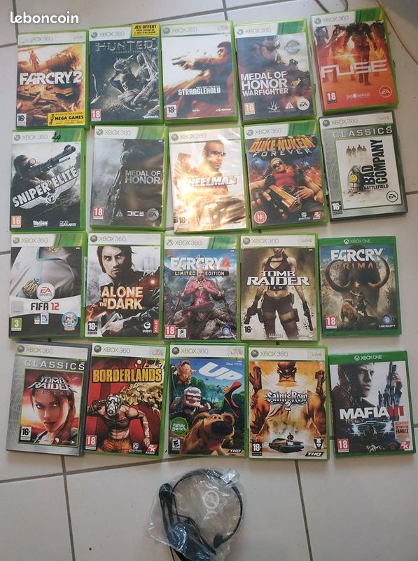 Jeux vidéo xbox one 360 (lire l'annonce avant svp) (image 1)