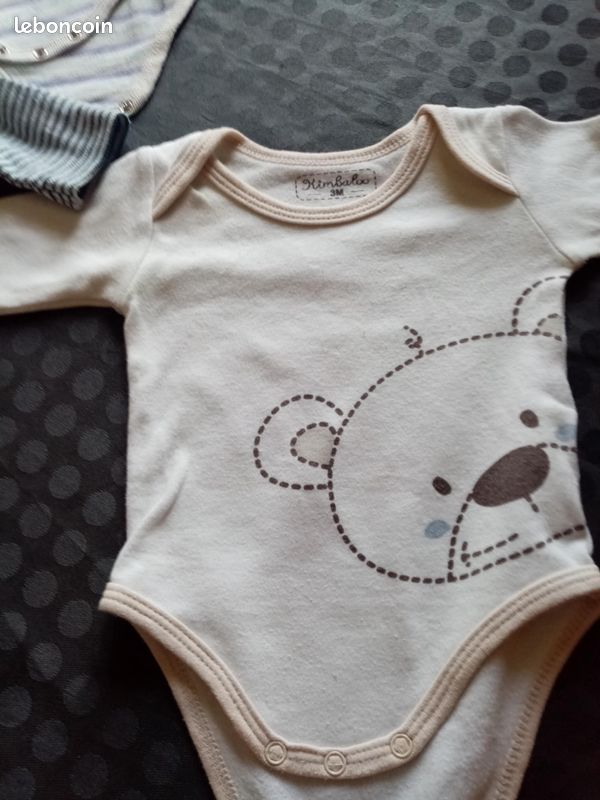 Lot de 6 bodies garçon 3 mois (image 10)