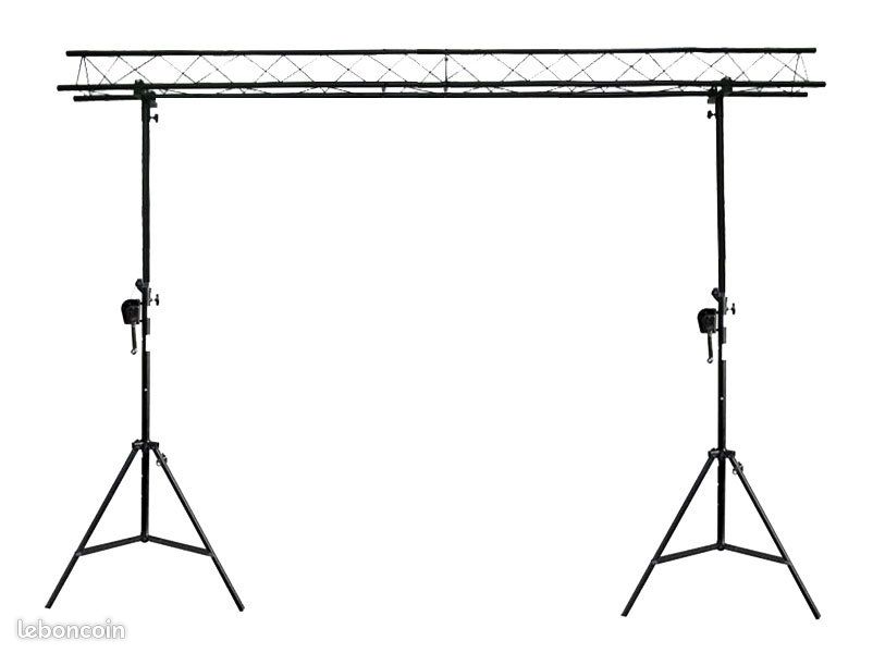 Pack structure trépied lumières 4 mètres+ Pieds LT5L - BOOMTONE DJ – NEUF (image 1)
