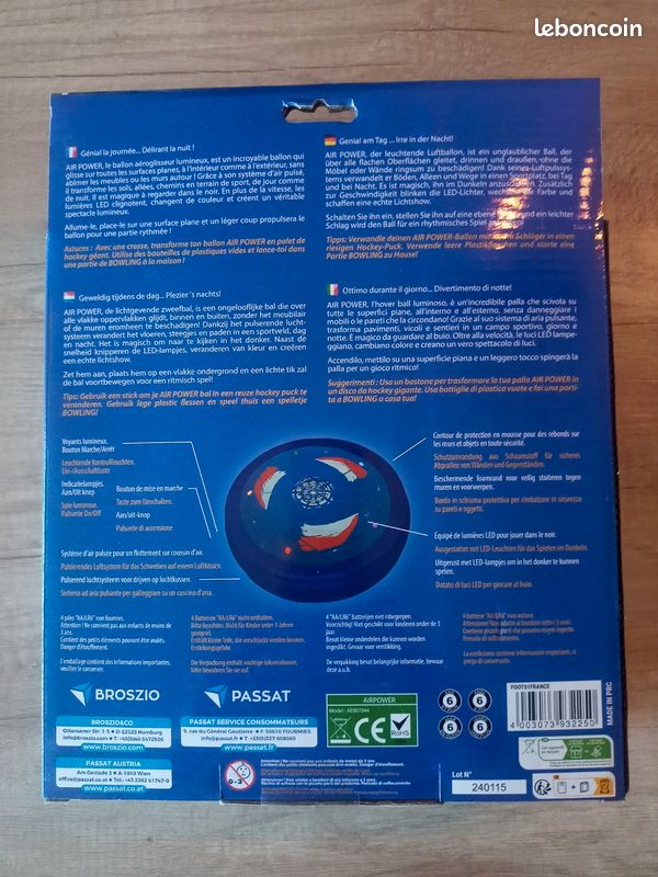 Jeu air power ballon aéroglisseur (image 2)