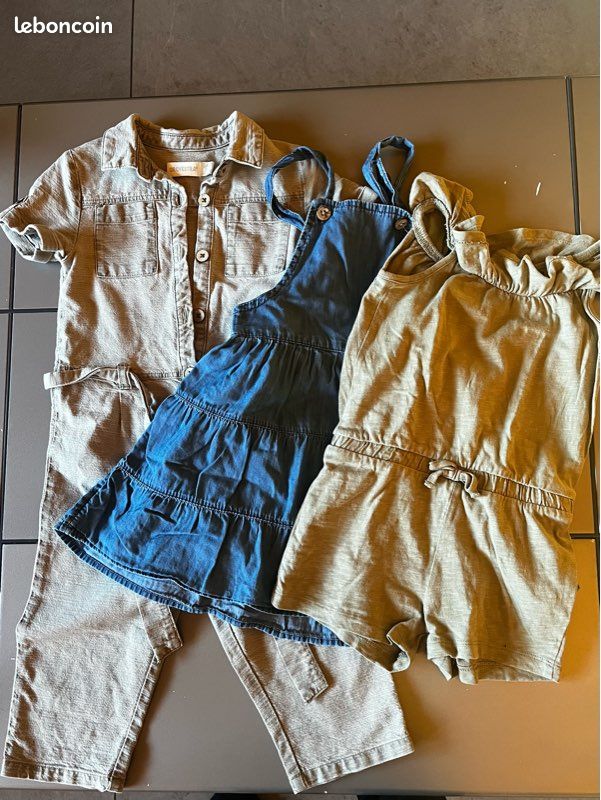 Lot De Vêtements Fille 3 Ans (n°34) - Marque Sergent Major, Couleur Rose, Occasion Très Bon état