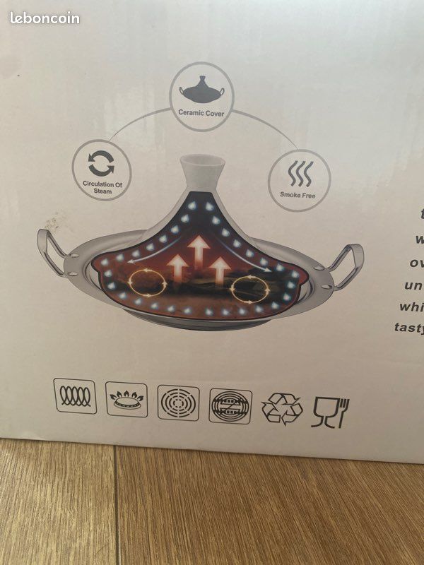 Plat à tajine Teffo – Bon état général – Idéal cuisine maison (image 5)