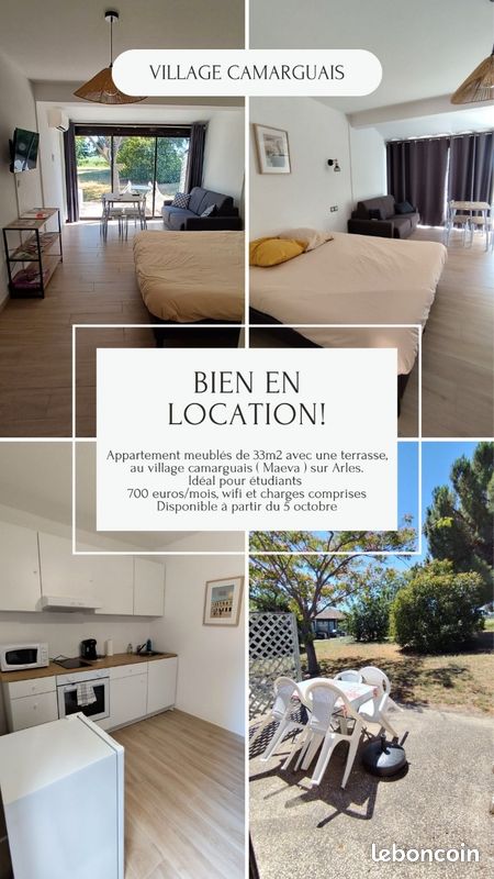 Appartement 1 pièce 33 m² · à Arles · 33 m² · 700 €/mois