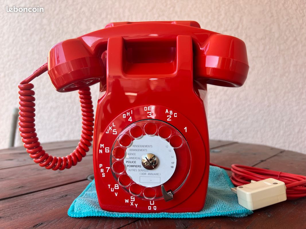 ANCIEN TÉLÉPHONE NEUF VINTAGE S63 SOCOTEL à Cadran rotatif Ptt ivoire EUR 54,00 - PicClick FR