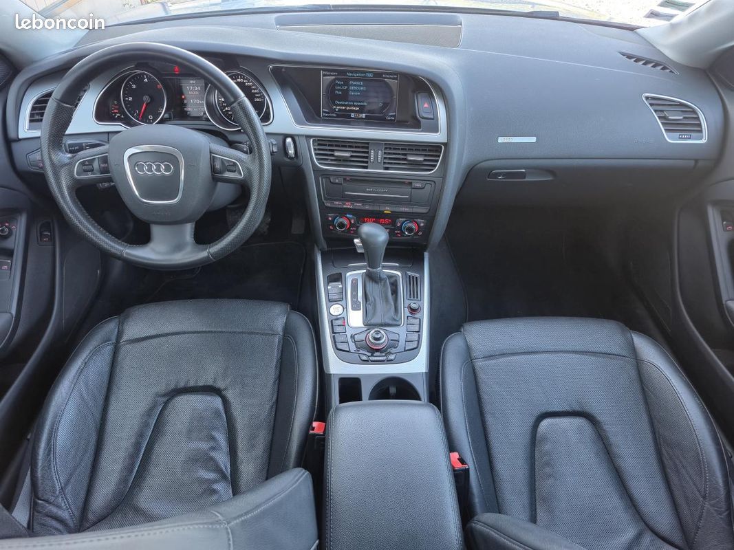 AUDI A5 2.7 V6 TDI - 190 - BVA Multitronic Ambition Luxe SIEGES VENTILES/CHAUFFANT (image 10)