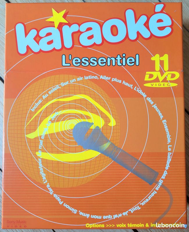 Coffret 11 DVD Karaoké L'essentiel - Parfait état (image 3)