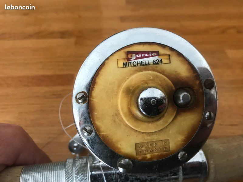 Moulinet De Pêche Vintage Garcia Mitchell 410 Grande Vitesse - Fabriqué En France