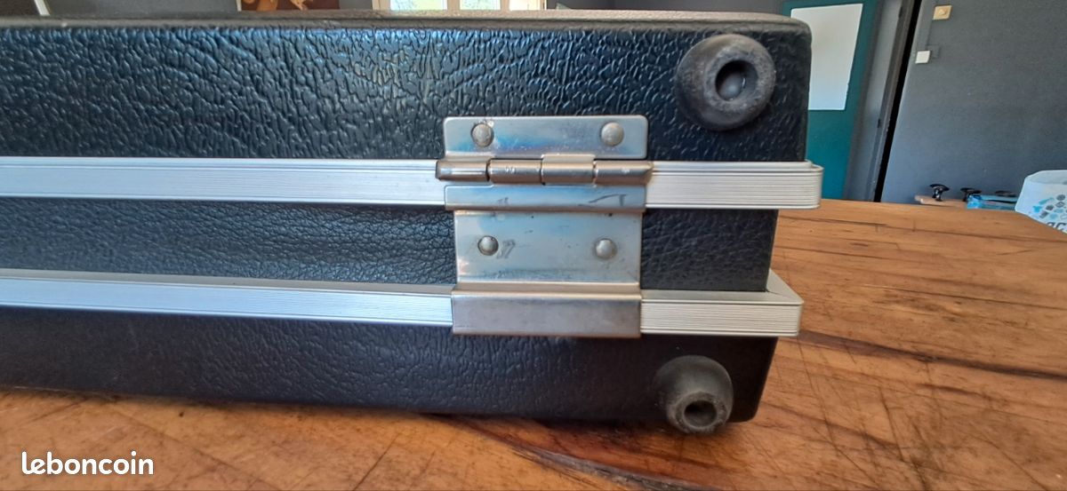 Attaché case valise vintage années 70 parfait etat avec clé (image 6)