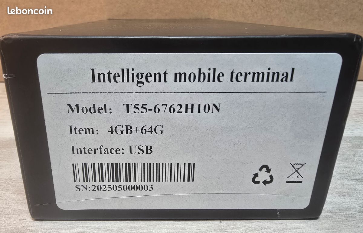Scanner de Codes-barres 1D 2D T55-6762H10N smartphone Android (image 14)