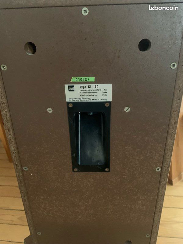 Paire d'enceintes Vintage DUAL CL 140 – Bon état (image 2)