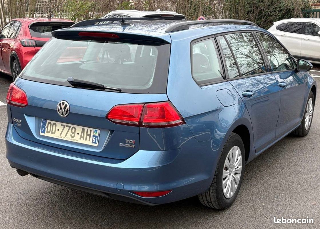 Volkswagen golf vii sw 1.6 tdi 105ch bluemotion technology fap confortline business 2014 (image 6)
