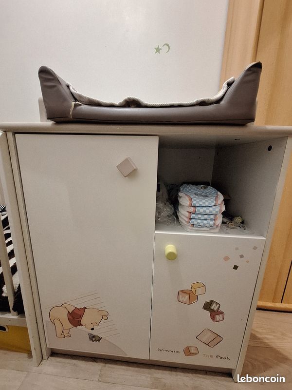 Ensemble lit bébé et table à langer (image 2)