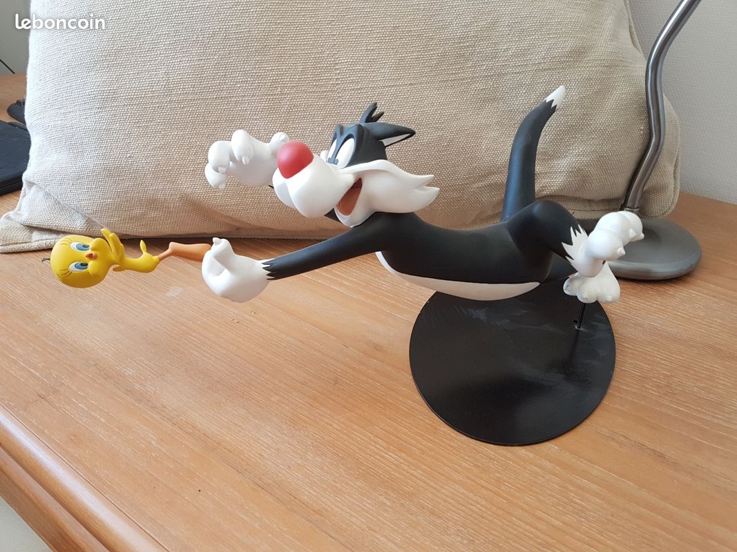 Figurine Titi Et Grosminet Démons Et Merveilles - Résine Looney Tunes Leblon-delienne