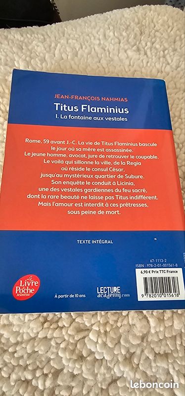 Titus flaminius la fontaine aux vesta les tome 1 le livre de poche (image 6)
