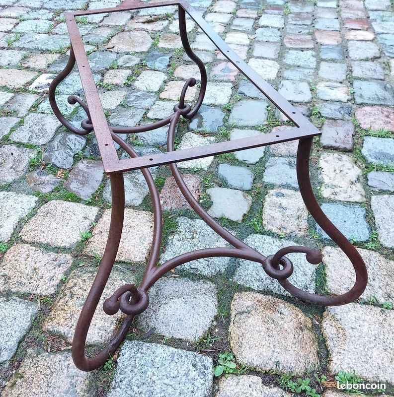 Lot de 12 tables basses fer forgé (image 5)