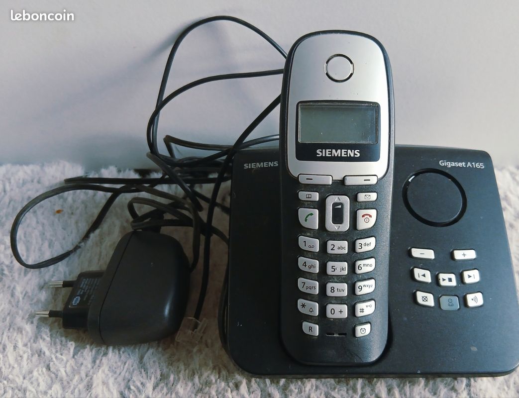 Téléphone sans fil - GIGASET - E720A - Noir - Répondeur - Bluetooth