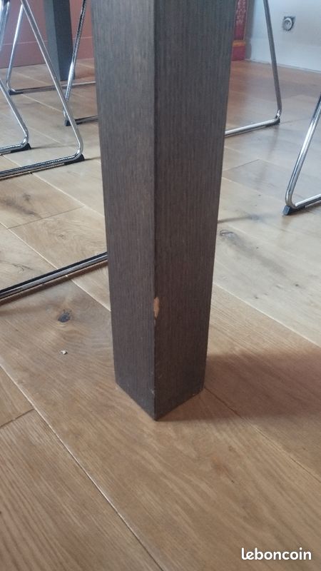 Table en bois grise extensible de la marque Habitat modèle Drio (image 7)