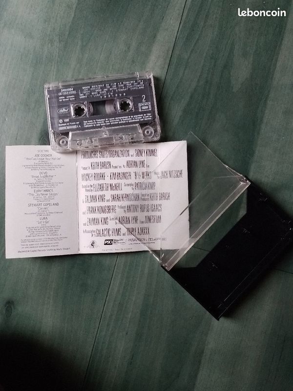 Cassette BO Film 9 semaines et demi (image 2)