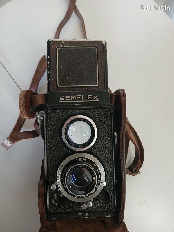 Appareil Photo Argentique SEMFLEX Orec (1975) Avec Flash Agfa & Sacoche