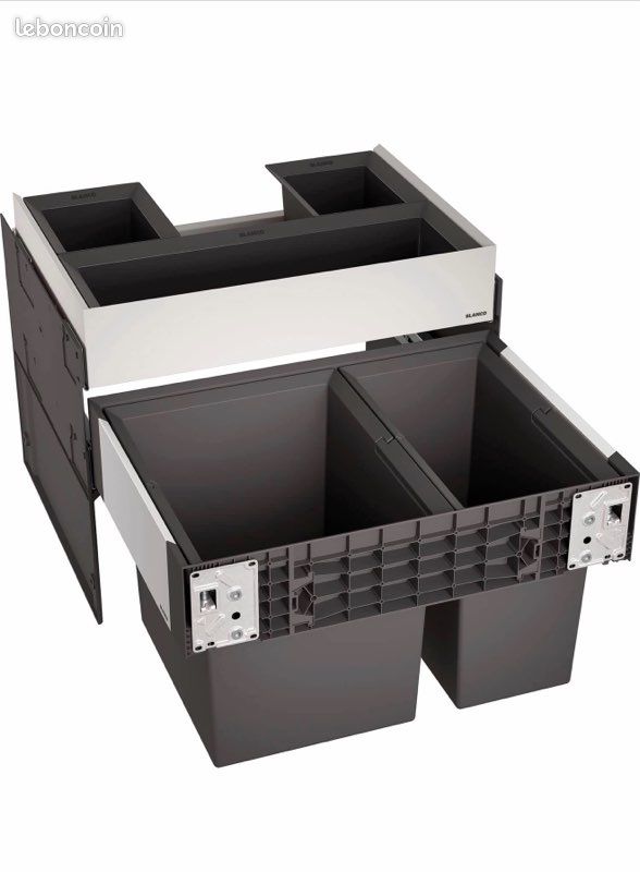 Poubelle sous évier. BLANCO Select II 60/2 Orga 526208 Système de Tri des Déchets (image 5)