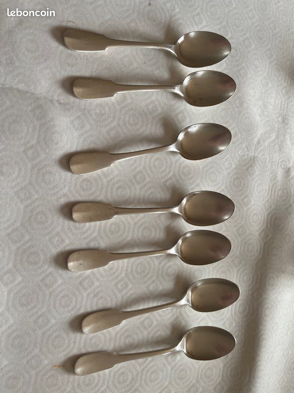 13 Petites Cuillères AIR FRANCE CHRISTOFLE Modèle CLUNY Métal Argenté