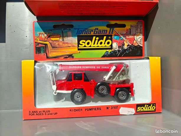 Lot De 8 Véhicules De Pompiers Solido - Collection Sapeurs-Pompiers De France (Lot H)