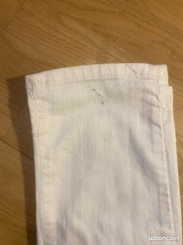 Jean blanc Cotton Belt (image 3)