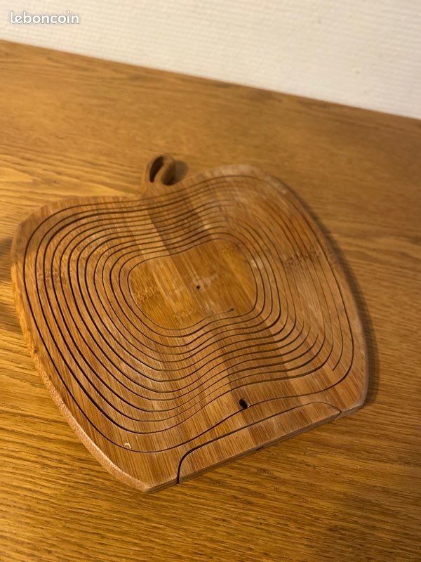 Corbeille bois amovible vintage (image 5)