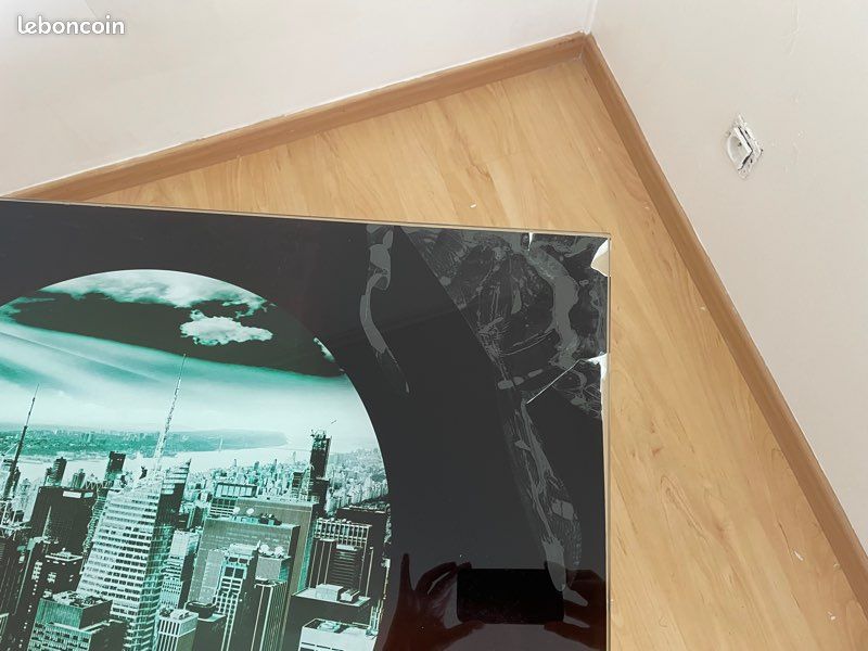 Bureau plateau en verre (image 3)