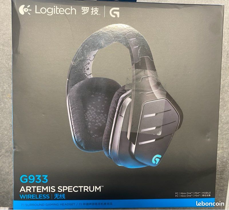 LOGITECH casque gamer G933 Artemis Spectrum NEUF (image 2)
