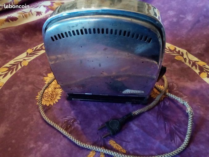Toaster Grille pain ASTORIA Métal Bakélite chromé années 60 (image 6)