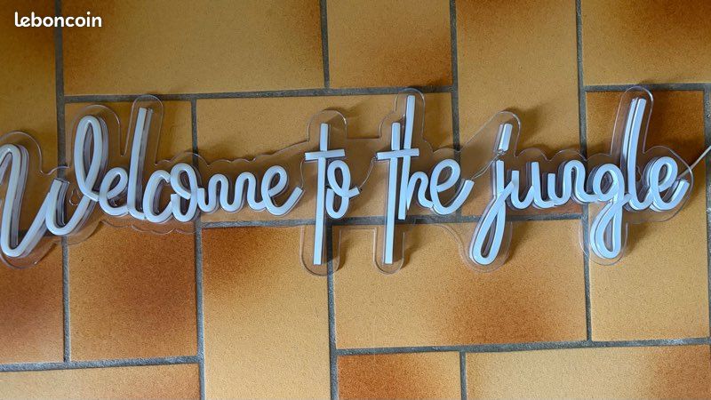 Néon LED Welcome to the jungle (image 4)
