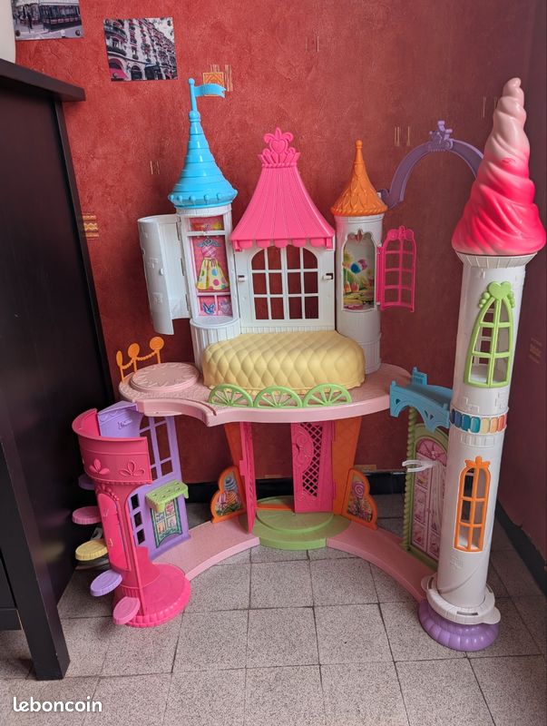 Grand Château de Princesses Pour Poupées Barbie (image 4)