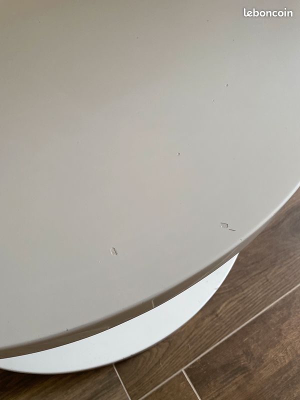Table salon Alinéa blanc laqué (image 4)